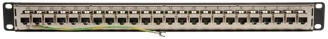 Tripp Lite 24-Port Cat6 / Cat5 Patch Panel STP Shielded RJ45 Ethernet 1U - Image 2
