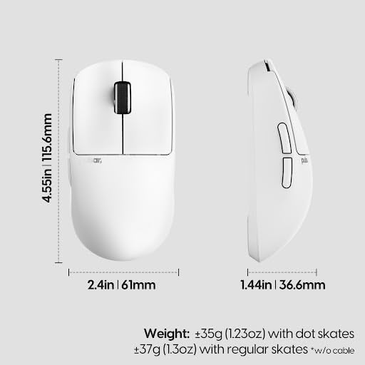 Pulsar Gaming Gears X2 Crazylight Wireless Gaming Mouse, Ultra Lightweight 1.23 - Image 2