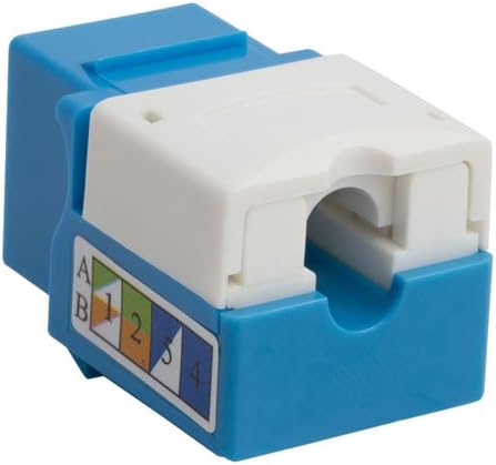 Cmple - RJ45 Keystone Jack 90 Degree Cat6 Keystone Jack Insert Punch Down RJ45 - Image 2