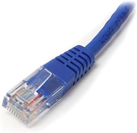 StarTech.com Cat5e Ethernet Cable - 20 ft - Blue - Patch Cable - Molded Cat5e - Image 2