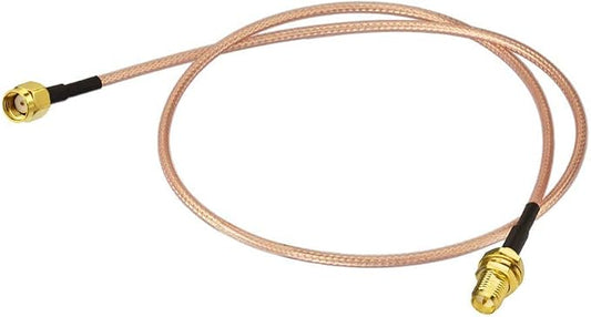Bingfu WiFi Antenna Extension Cable RP-SMA Male to RP-SMA Female Bulkhead Mount - Image 2