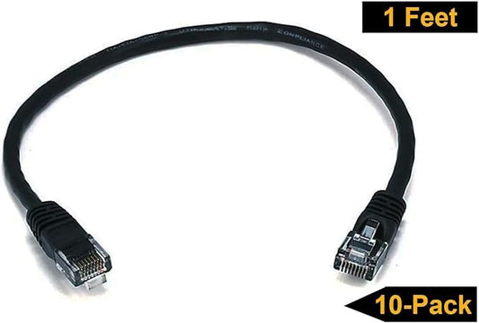 iMBAPrice 7' Cat5e Network Ethernet Patch Cable, 10 Pack - Image 2