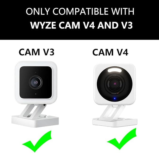 Window Mount for Wyze Cam V4 and V3, Through Windows Glass Surfaces Use Cam V4 - Image 2