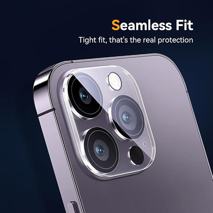 Camera Lens Protector for iPhone 14 Pro 6.1" & iPhone 14 Pro Max 6.7", 9H - Image 6