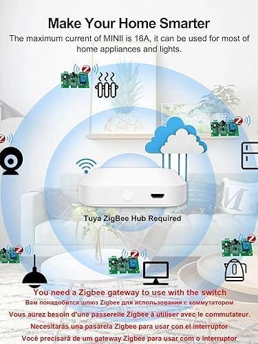Zigbee 1CH DC 7-32V USB 5V Relay Smart Switch Module, Wireless APP Remote - Image 6