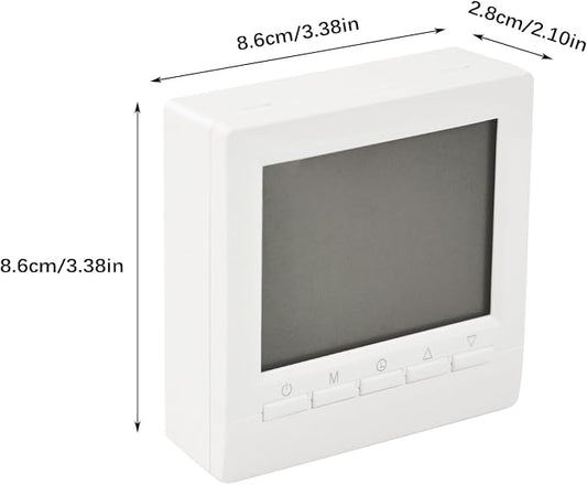 Flylin Week Programmable Thermostat, Digital LCD Display 0-95, NTC Sensor - Image 2