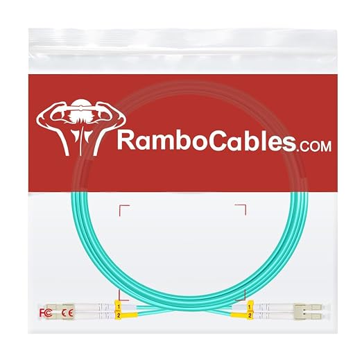 Multimode Fiber LC to LC, 32ft/10m-2PACK, OM3 MM Fiber Patch Cable Duplex - Image 7