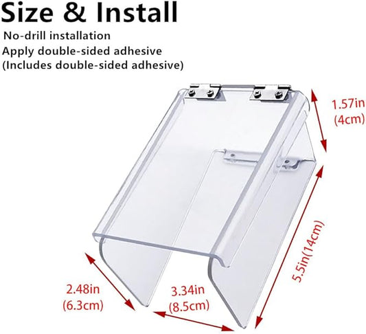Weatherproof Flip-Cover for Smart Door Locks & Keypads - Image 2