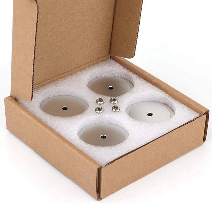 Monosaudio Isolation Feet HiFi Feet 4Pcs 40x20mm Aluminum Universal Turntable - Image 7