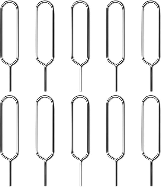Stainless Steel Sim Card Tray Pin Eject Removal Tool Needle Opener 10 Pack - Image 2