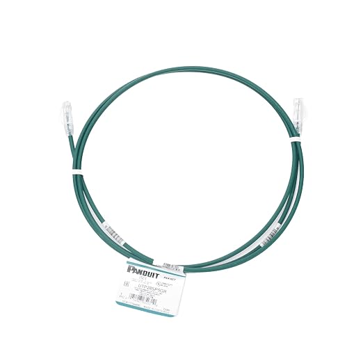 Panduit UTP28SP5GR Cat6 28awg UTP Copper Network Patch Cable/Cord, 5 Ft Green - Image 2
