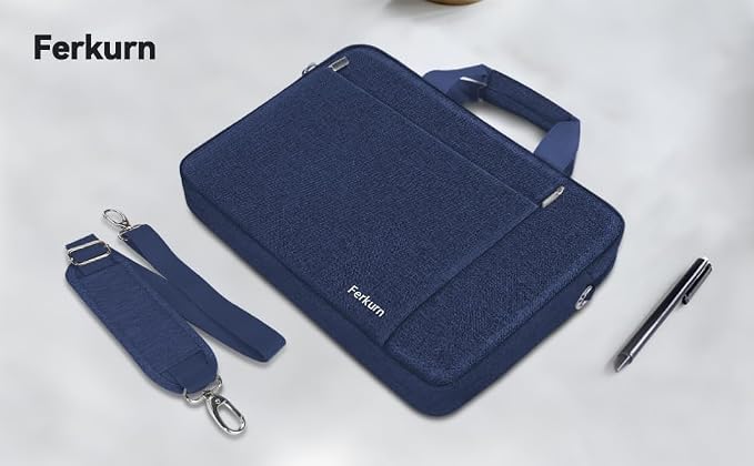 Ferkurn Laptop Bag Case for Women Men Computer Bag Compatible - Image 8