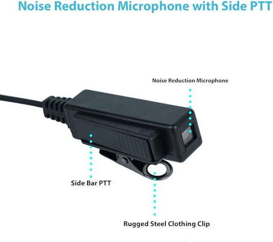 Earpiece Headset with MIC PTT 1 PIN 2.5MM - Image 2