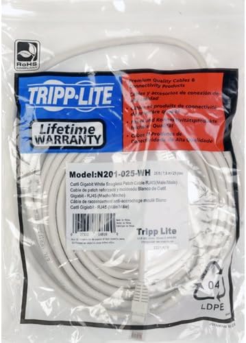 Tripp Lite Cat6 Gigabit Snagless Molded Patch Cable - Image 2