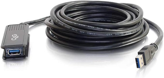 C2G/Cables to Go 39939 5M USB 3.0 USB-A Male to Usb-A Female Active Extension - Image 2