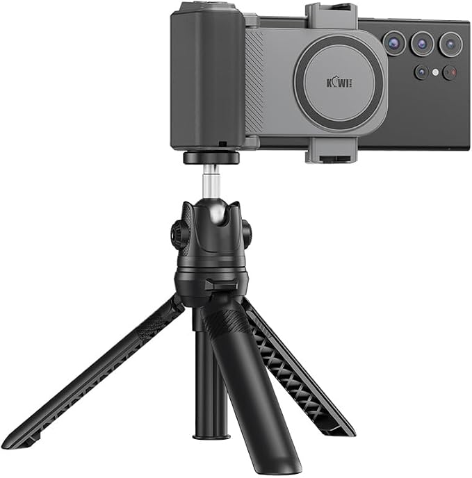 KIWIFOTOS Universal Phone Camera Grip Phone Tripod Mount - Image 9