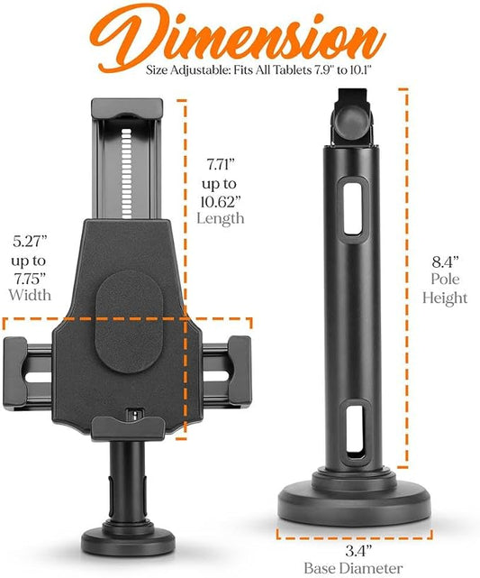 Pyle PSPADLK8 Anti-Theft Tablet Security Stand Kiosk - Image 2