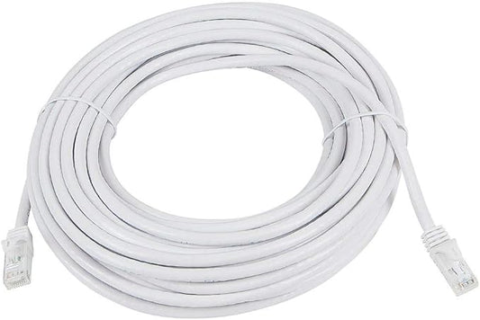 Monoprice Cat5e 50ft White Patch Cable UTP 24AWG 350MHz Pure Bare Copper - Image 2