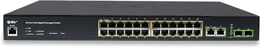 BV-Tech 24-Port Gigabit PoE+ Managed Switch - Image 2