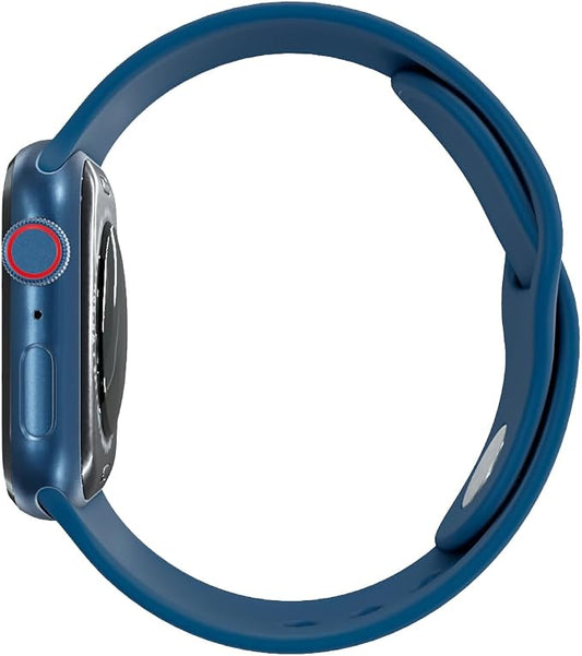 Apple Watch Series 7 Blue Aluminum Case - Image 2