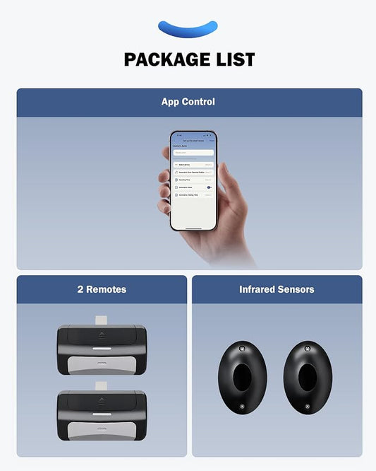 ZUMI Wall-Mounted Garage Door Opener, App-Controlled Garage Opener - Image 2