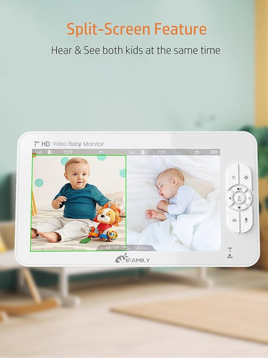 iFamily 7" Large Split Baby Monitor - Image 2
