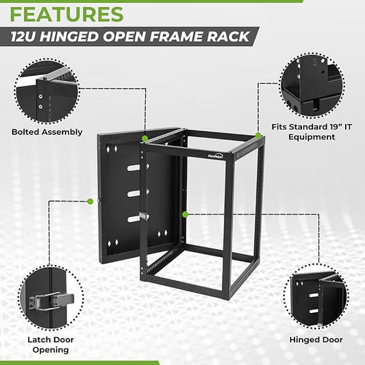 NavePoint 15U Wall Mount Server Rack - Image 2