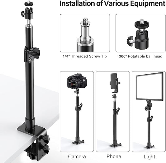 2-Pack Camera Desk Mount Stand - Image 2
