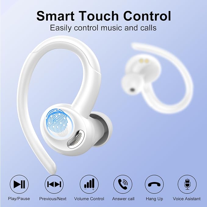 Wireless Earbuds Bluetooth 5.3 Headphones Sports, 48Hrs Playtime Bluetooth - Image 7