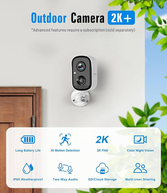 Security Cameras Wireless Outdoor, 2K Cameras - Image 2
