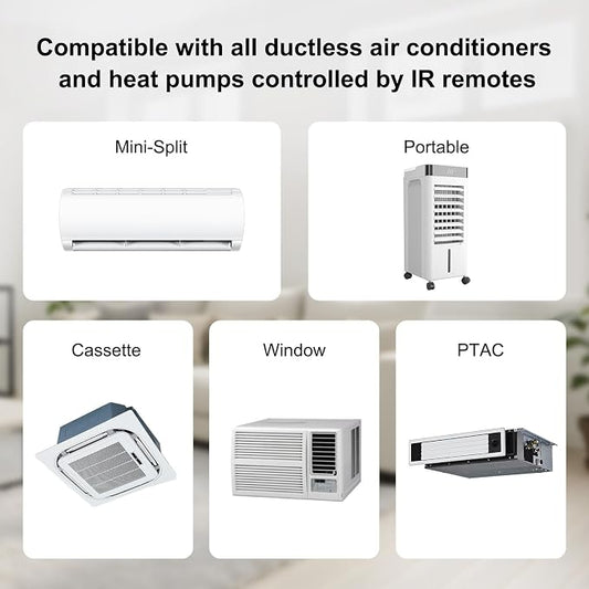 WOOX Smart Air Conditioner & Heater Pump Controller, WiFi IR Remote Control - Image 2