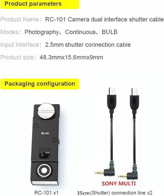 RC-101 S2 Shutter Release Remote Control - Image 2