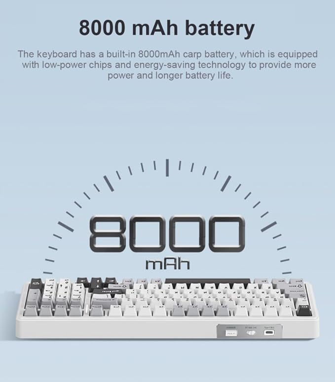 x Aula F99 Pro Wireless Mechanical Keyboard - Image 9
