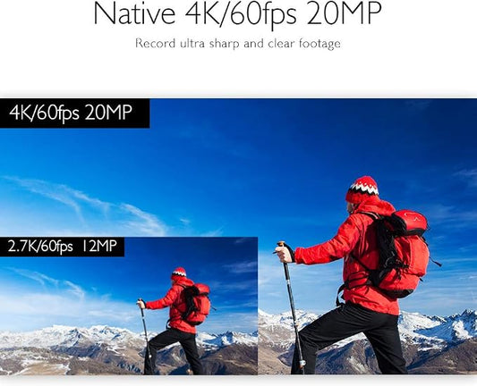 AKASO V50 Elite 4K60fps Touch Screen WiFi Action Camera Voice Control EIS 131 - Image 2