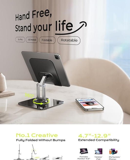 LISEN for iPad Stand Holder Adjustable Tablet Stand for Desk, 2025 for iPad - Image 2