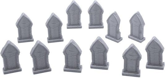 EnderToys Mausoleum Graveyard Tombstones, 3D Printed Tabletop RPG Scenery and - Image 2