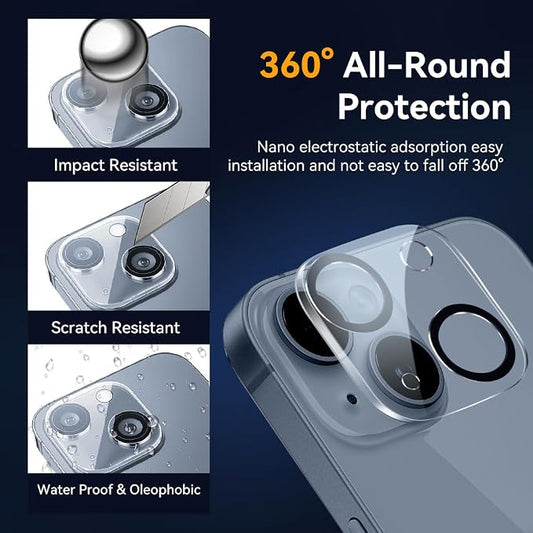 Camera Lens Protector for iPhone 15 / iPhone 14 6.1" & iPhone 15 Plus/iPhone 14 - Image 2