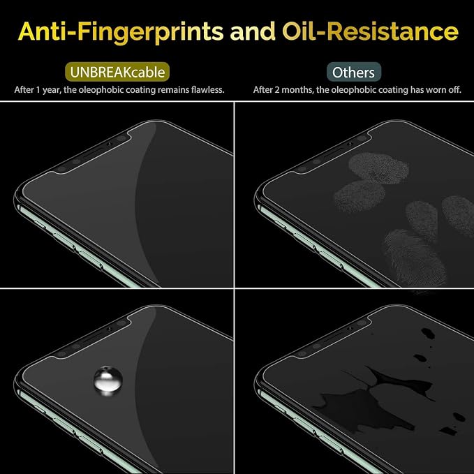 UNBREAKcable iPhone 11 Pro Screen Protector, 2.5D Double Defense Series Premium - Image 8