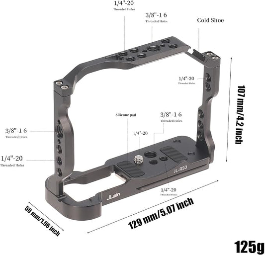 Hersmay R50 Cage with Top Handle, Aluminium Alloy Camera Cage - Image 2