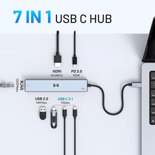 Selore 10Gbps USB C Hub Multiport Adapter, Ethernet Adapter - Image 2