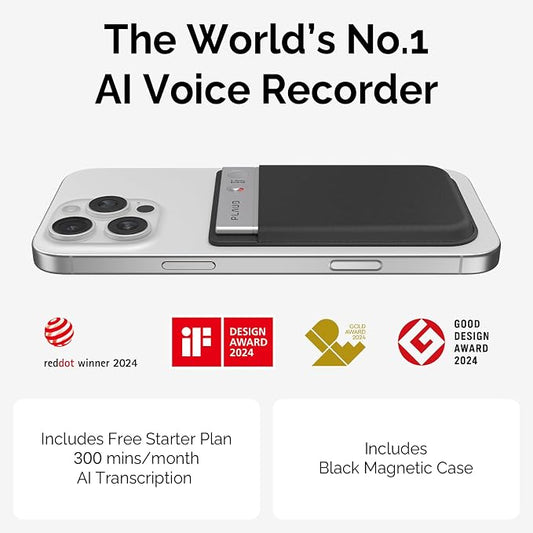 Plaud Note AI Voice Recorder Black - Image 2