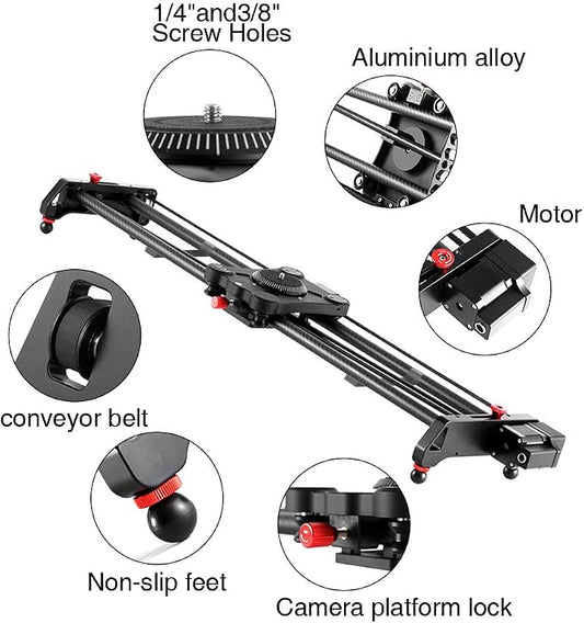 GVM Great Video Maker Camera Motorized Slider, Automatic Round Trip, Time Lapse - Image 2