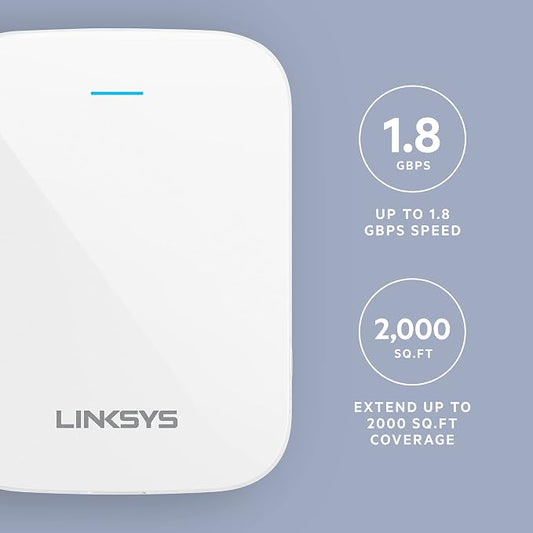 Linksys WiFi Extender, WiFi 6 Range Booster, Dual-Band Booster, Internet - Image 2