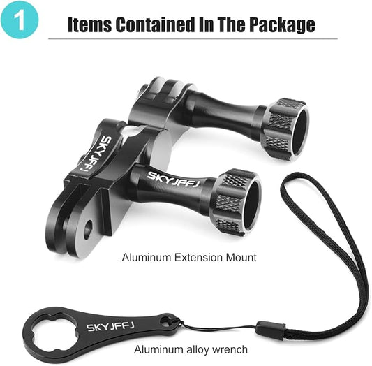 Aluminum Ball gopro Handlebar Mount, 360 Rotation and Lock Any Direction - Image 2