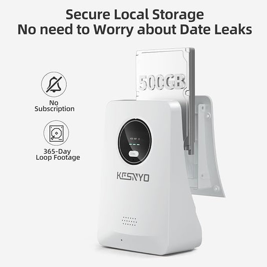 Solar Security Cameras Wireless Outdoor, 4MP Solar Powered Home Security - Image 2