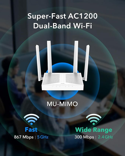 Cudy AC1200 Gigabit Wireless Access Point, Gigabit RJ45, Business WiFi Solution - Image 2