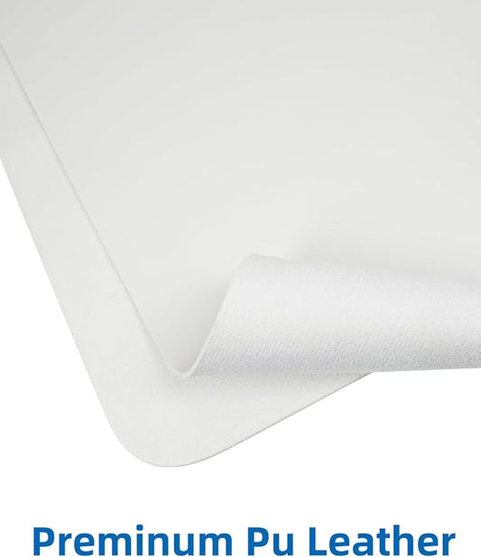 Leather Desk Pad Blotter, Mouse Pad, Office Desk Mat, Non-Slip PU Leather Desk - Image 2