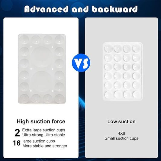 Silicone Suction Phone Holder Mount, Adhesive Accessory - Image 2