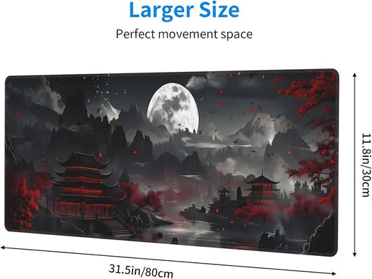 Extended Gaming Mouse Pad, Large Desk Mat XL Anime Mouse Pad Waterproof - Image 2