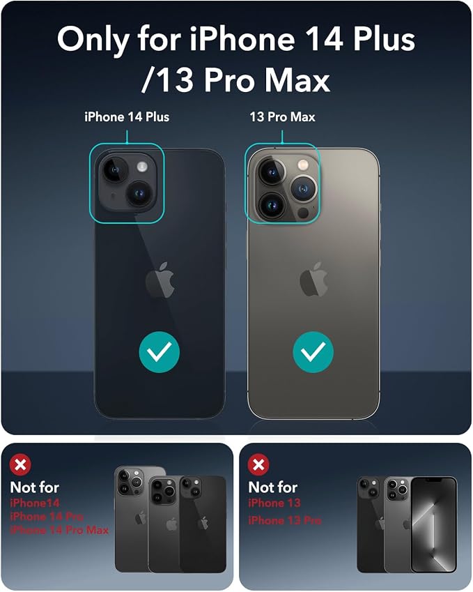 ESR 3 Pack for iPhone 13 Pro Max/iPhone 14 Plus Screen Protector, Tempered - Image 9